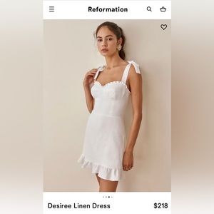 REFORMATION Linen Dress